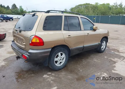 2004 Hyundai Santa Fe Gls/Lx из США, поврежденный, VIN KM8SC13D04U832873